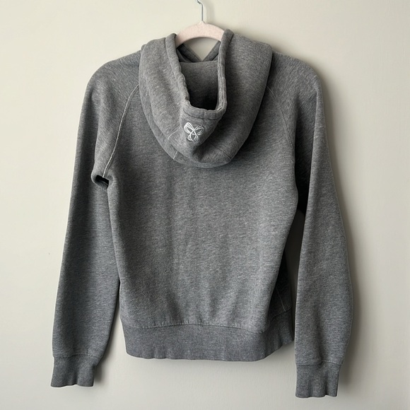 ARITZIA TNA GREY FLEECE HOODIE - Picture 2 of 4
